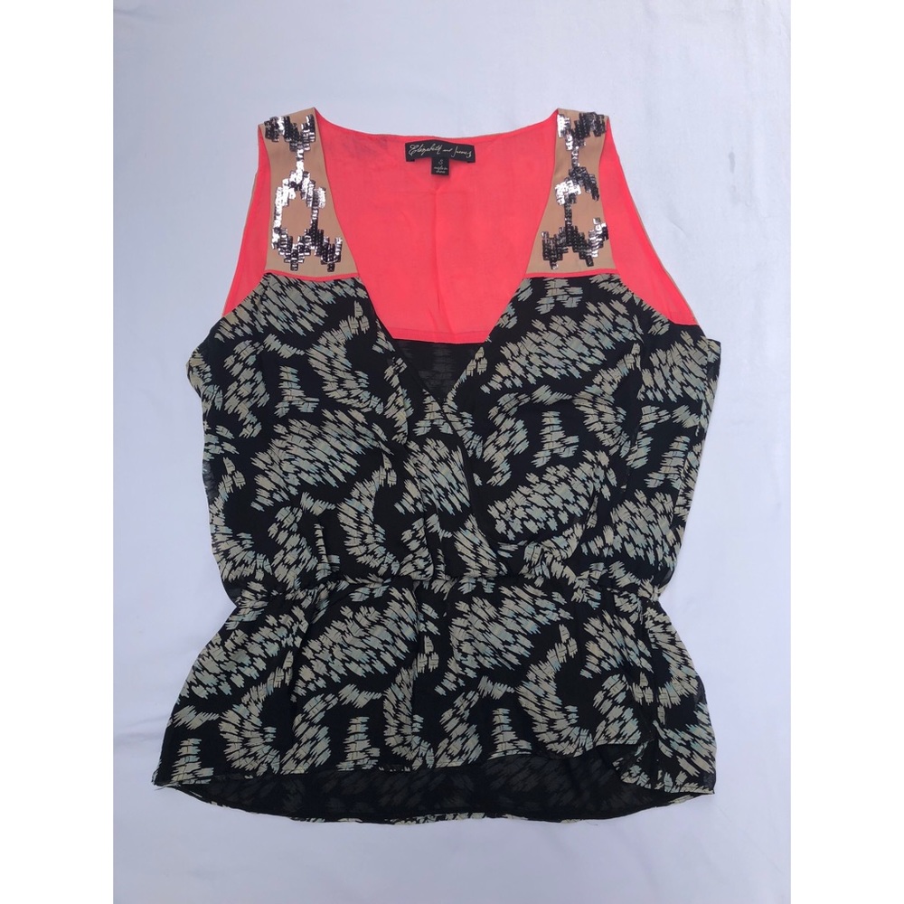Elizabeth and James Sequin Top